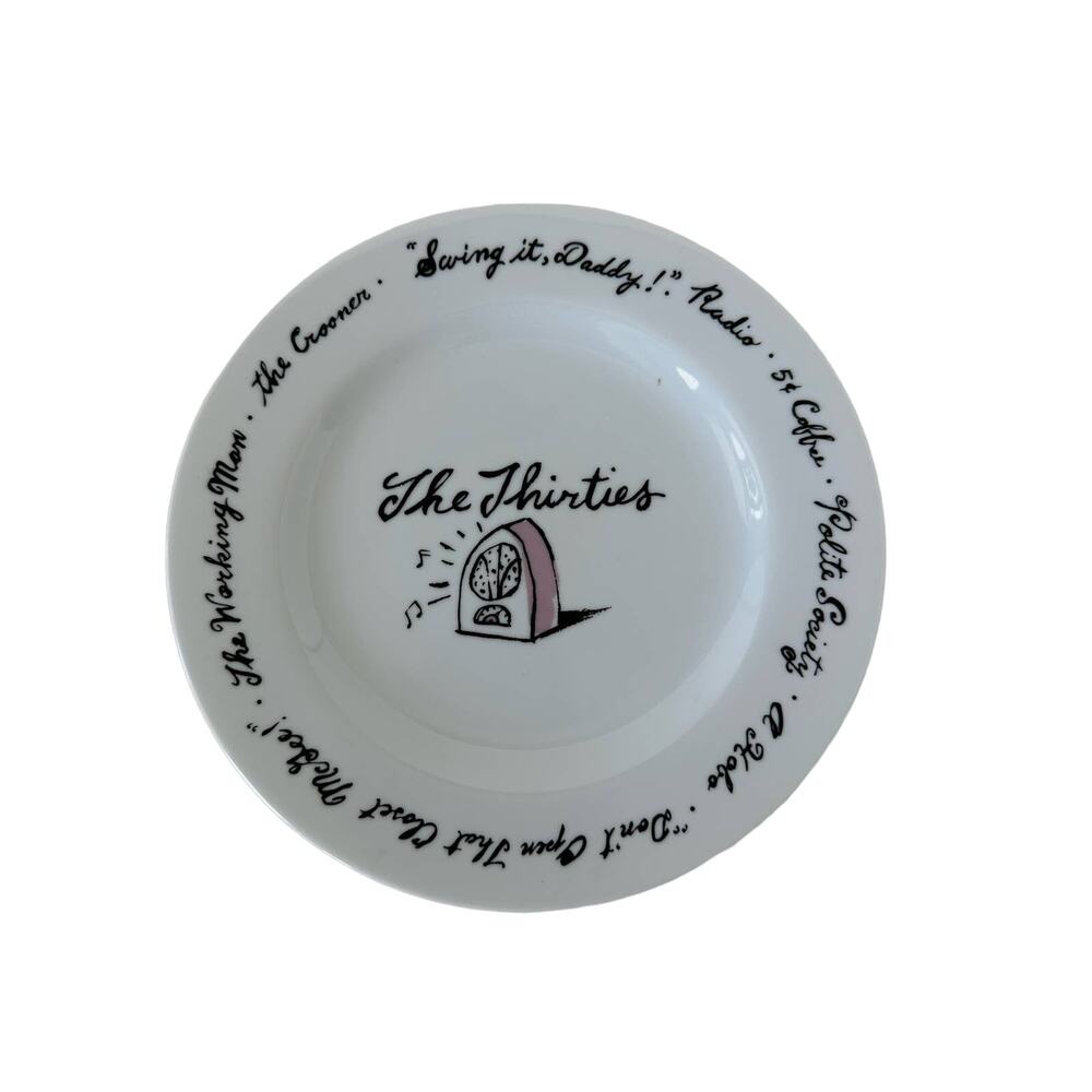 Pottery Barn Millennium Salad Plate, "The Thirties"
